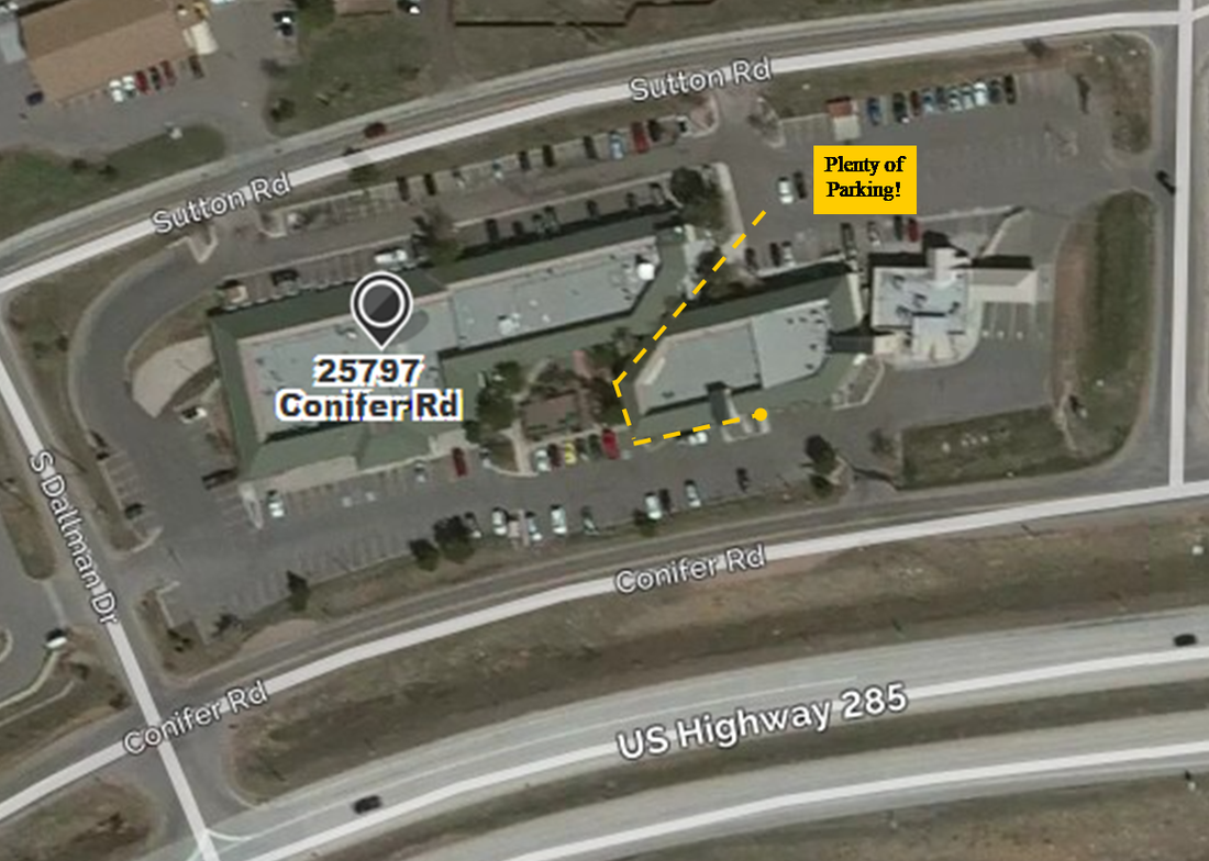 Image: aerial map of parking lot