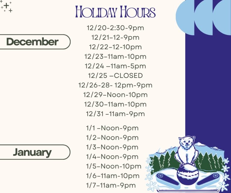 Holiday Hours Graphic